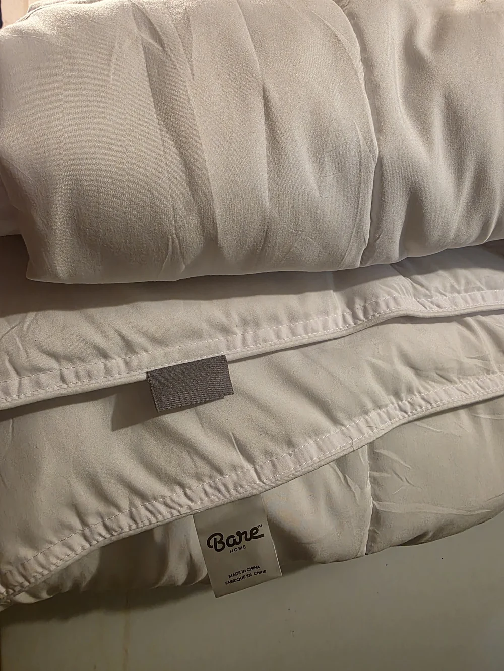 Bare Home Comforter  Ultra Soft - King/Cal King, White - All Season